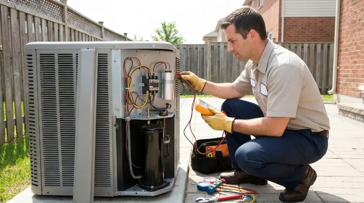 When the Problem Is the Capacitor or Compressor