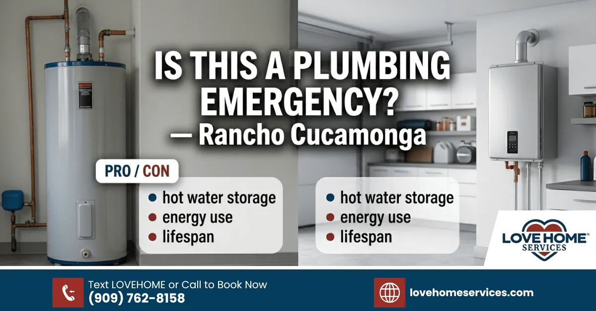 Tankless Water Heaters for Chino Hills