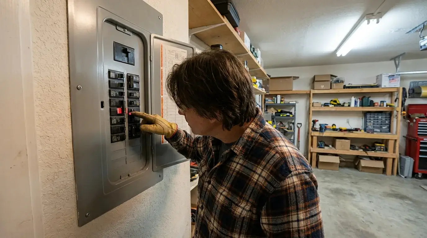 Inspect the Circuit Breaker and Disconnect