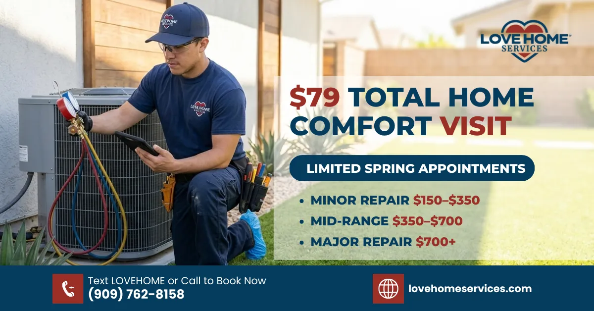 AC Repair Cost in Rancho Cucamonga
