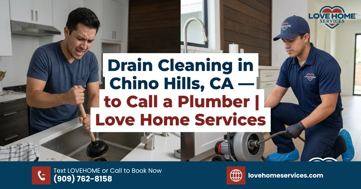 Drain Cleaning in Chino Hills, CA | When to Call a Plumber | Love Home Services