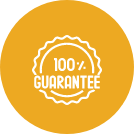 100% guarantee